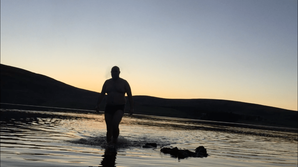 Swimming with Discogeese